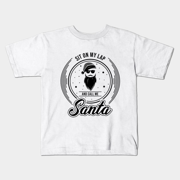 Funny Santa Claus Kids T-Shirt by Markus Schnabel